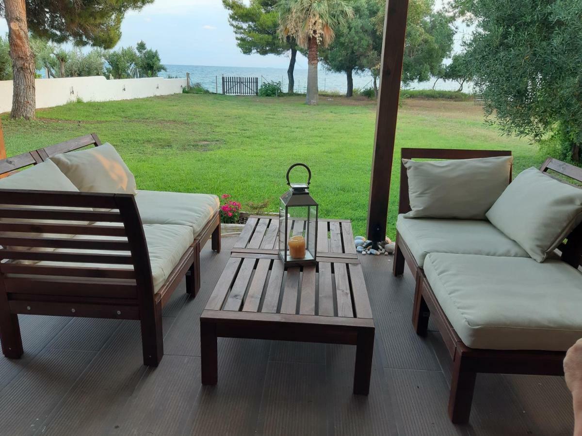 Seafront Villa Joan Неа-Скиони Экстерьер фото